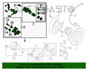 Suport spate dreapta Mazda CX-5 13-15 FWD