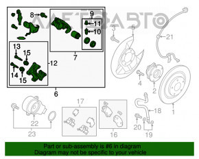 Suport spate stânga Mazda CX-5 13-15 FWD