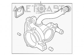 Корпус термостата Ford Explorer 20- 2.3T