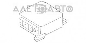 Modulul computerizat al airbag-urilor SRS pentru pernele de siguranță Nissan Murano Z50 03-08