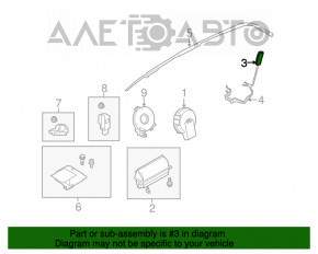 Airbagul scaunului drept Infiniti FX35 FX45 03-08