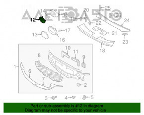 Эмблема решетки радиатора перед Mazda CX-5 16