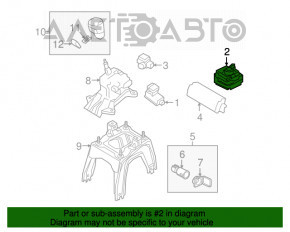 Blocul de control al navigației și al sistemului audio pentru Mazda CX-9 16-