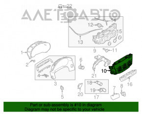 Controlul climatizării pentru Mazda CX-5 13-15 auto.