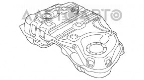 Топливный бак Mazda CX-5 13-16 AWD