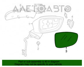 Зеркало боковое левое Mazda CX-5 13-16