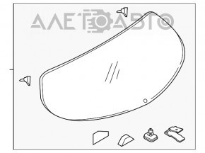 Стекло заднее двери багажника Mazda CX-5 13-16