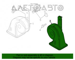 Semnal stânga Mazda 6 13-21, nou, original