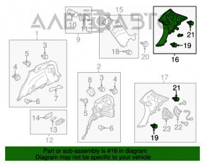 Capac spate dreapta Mazda CX-5 13-16 gri