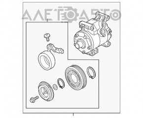 Compresorul de aer condiționat Mazda CX-5 13-16 2.0, 2.5