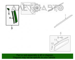 Capac usa spate stanga Mazda CX-5 13-16 inainte