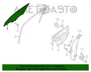 Стекло двери передней левой Mazda CX-5 13-16