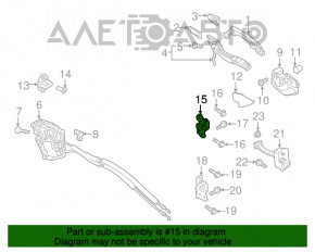 Buclea ușii din spate dreapta superioară Mazda CX-5 13-16