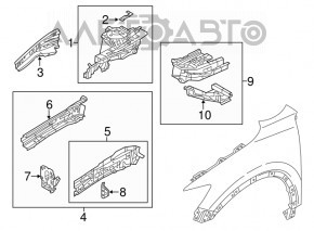 Четверть передняя правая Mazda CX-5 13-16