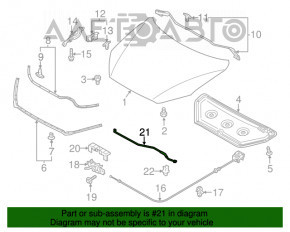 Suport de capot Mazda CX-5 13-16