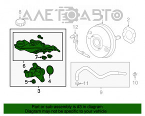 Главный тормозной цилиндр с бачком Mazda CX-5 13-16