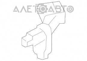 Senzor ABS dreapta fata pentru Audi Q5 8R 09-17, nou, neoriginal.