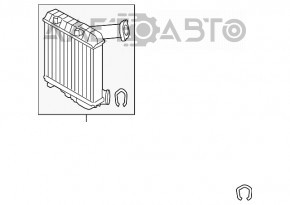 Intercoolerul dreapta Porsche Cayenne 958 11-17 4.8 Turbo nou, neoriginal.