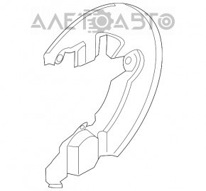 Capac disc de frână față stânga Ford Transit Connect MK2 13-