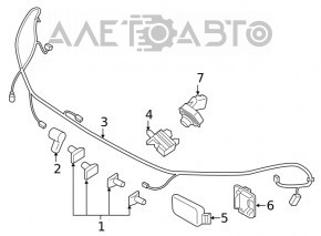 Montarea bumperului frontal Ford Explorer 20- pentru senzori de parcare și cameră