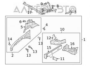 Suportul pentru pahare din față dreapta Ford Explorer 20-