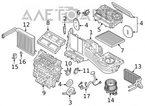 Радиатор отопителя печки Ford Explorer 20-