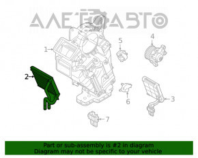 Evaporatorul din spate al încălzitorului Ford Explorer 20-