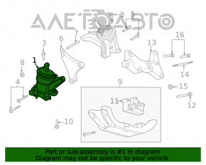 Подушка двигателя правая Ford Explorer 20- 2.3T