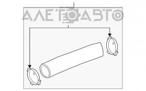 Furtunul intercoolerului dreapta pentru Ford Explorer 20- 2.3T