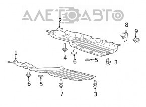 Protecția podelei pentru Ford Explorer 20-