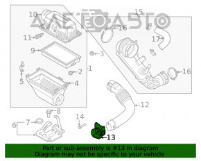 Receptor de aer Ford Explorer 20- 2.3T