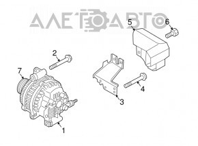 Generatorul Mazda6 03-08 2.3