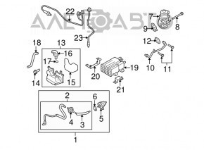 Лямбда-зонд второй Mazda CX-7 06-09