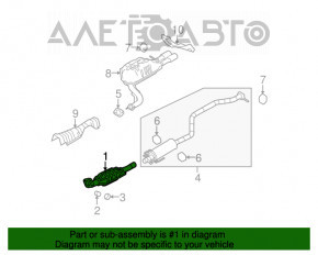 Tubul de admisie cu catalizator pentru Mazda6 09-13 2.5