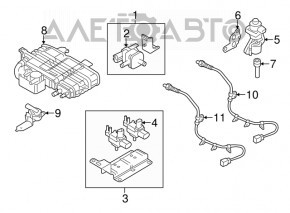 Sonda lambda pentru a doua generație Mazda6 09-13 2.5