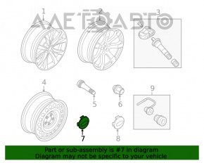 Capac central pentru jantă Ford Explorer 20- 54mm crom