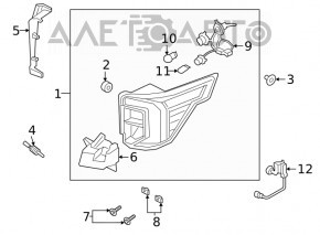 Lanterna dreapta Ford Explorer 20-