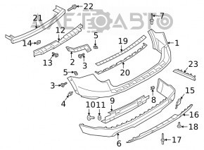 Reflector spate stânga Ford Explorer 20-