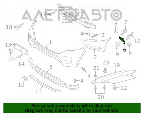 Suportul de bara fata stanga Ford Explorer 20-