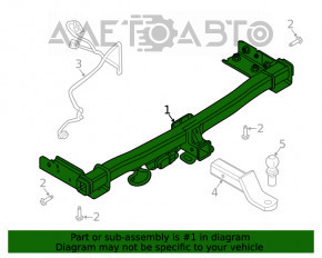 Bara de remorcare spate Ford Explorer 20-