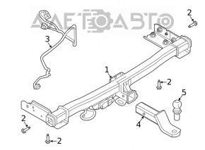 Bara de remorcare spate Ford Explorer 20-