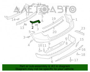 Suportul pentru bara spate dreapta Ford Explorer 20-