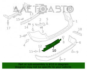 Suportul central al barei spate Ford Explorer 20-