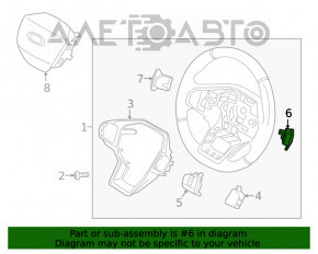 Comutatorul de sub volan dreapta Ford Explorer 20-