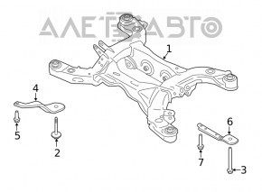 Capacul de protecție a barei spate, dreapta față, Ford Explorer 20-