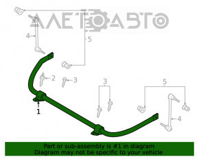 Stabilizatorul frontal Ford Explorer 20-