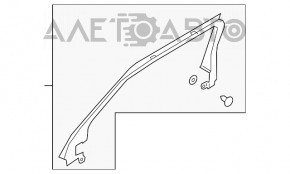 Capac usa interioara spate dreapta pentru Ford Explorer 20- sub cortina.