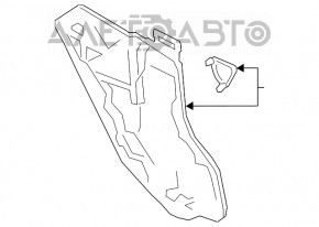 Fereastra electrică cu motor spate dreapta Ford Explorer 20-