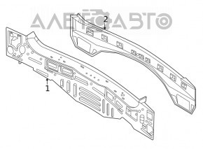 Panoul din spate al unui Ford Explorer 20- are 2 piese