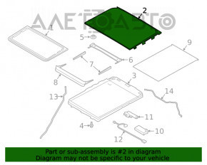 Geam panoramic spate Ford Explorer 20-